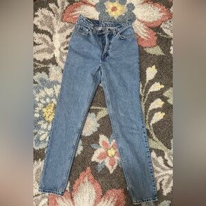 Vintage 90s LEVI'S 512 tapered high-waist blue denim jeans 7 junior women
